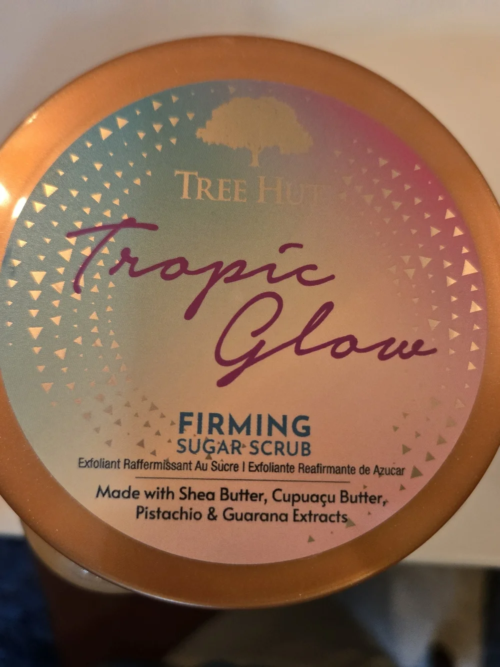 Tree Hut Tropic Glow Firming Sugar Scrub And 4 Pack Bath Sponges